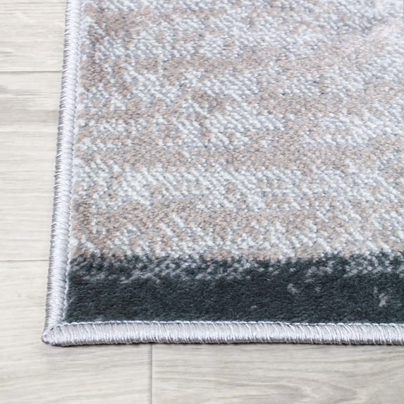 Superior Rockwood Geometric Indoor Area Rug, 2' x 3', Blue-Taupe