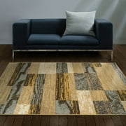 Superior Rockwood Geometric Indoor Area Rug, 2' x 3', Light Blue-Beige