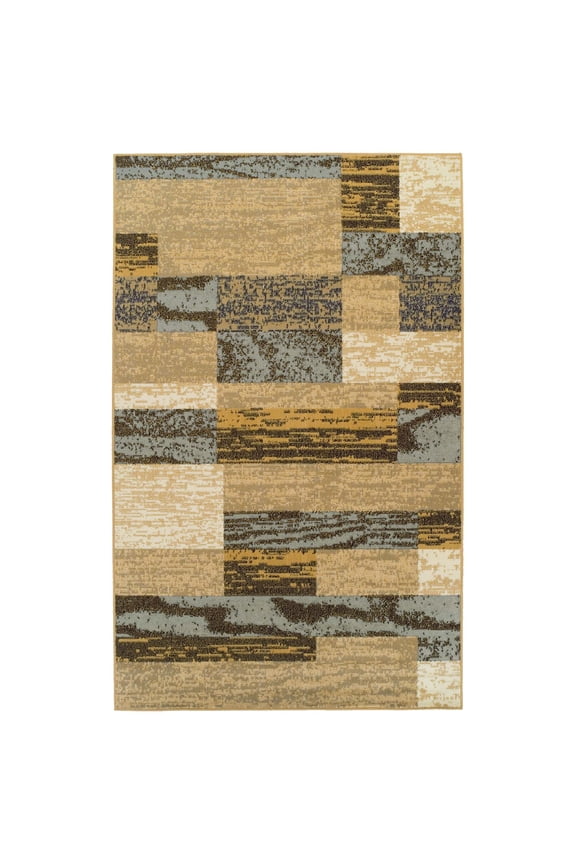 Rockwood Geometric Indoor Area Rug, 3' x 5', Light Blue-Beige