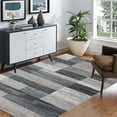 thumbnail image 1 of Superior Rockwood Geometric Indoor Area Rug, 4' x 6', Blue-Taupe, 1 of 6