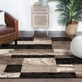 thumbnail image 1 of Superior Rockwood Geometric Indoor Area Rug, 5' x 5' Square, Chocolate, 1 of 7