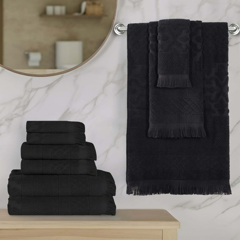 Black bath towels walmart sale