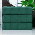 thumbnail image 1 of Superior Roma Cotton Bath Towels, Set of 3, Evergreen, 1 of 10