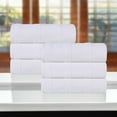 thumbnail image 1 of Superior Roma Cotton Hand Towels, Set of 6, White, 1 of 10