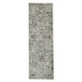 thumbnail image 1 of Superior Roseville Modern Distressed Floral Runner Rug, Platinum, 2' 7" x 8', 1 of 9