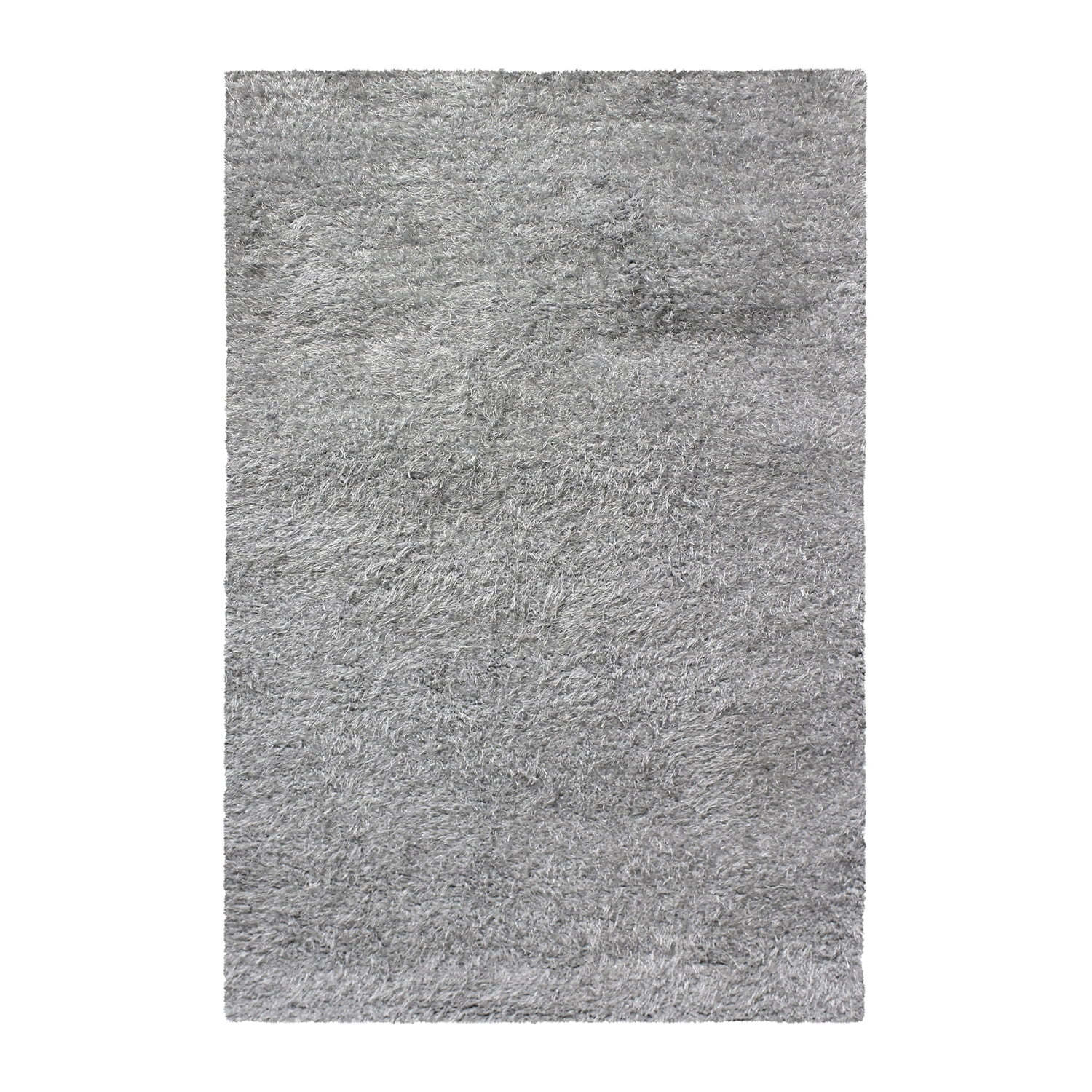 Superior Shag Boho Plush Indoor Area Rug, Silver, 8' x 10'