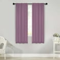 thumbnail image 1 of Superior Solid Blackout Back Tab Curtains, Set of 2, 26" x 63", White, 1 of 9