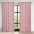 thumbnail image 1 of Superior Blackout Solid Light Filtering Grommet Curtain Panel Set, 70" x 84", Mauve chalk, 1 of 12