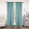thumbnail image 1 of Superior Blackout Solid Light Filtering Grommet Curtain Panel Set, 52" x 108", Green Lily, 1 of 11