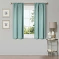 thumbnail image 1 of Superior Blackout Solid Light Filtering Rod pocket Curtain Panel Set, 26" x 63", Green Lily, 1 of 9