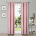 thumbnail image 1 of Superior Blackout Solid Light Filtering Rod pocket Curtain Panel Set, 26" x 84", Mauve chalk, 1 of 9