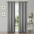 thumbnail image 1 of Superior Solid Blackout Curtain Set of 4, 42" x 96", Silver, 1 of 10