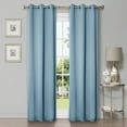 thumbnail image 1 of Superior Solid Blackout Curtain Set of 8, 42" x 84", Light Blue, 1 of 10