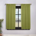 thumbnail image 1 of Superior Blackout Solid Light Filtering Rod pocket Curtain Panel Set, 36"X 63", Sage, 1 of 10