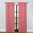 thumbnail image 1 of Superior Blackout Solid Light Filtering Rod pocket Curtain Panel Set, 36" x 84", Pink, 1 of 8