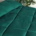 thumbnail image 1 of Superior Solid Comforter Down Alternative Bedding, Queen, Hunter Green, 1 of 13