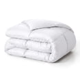 thumbnail image 1 of Superior Solid Comforter Down Alternative Bedding, Full/ Queen, White, 1 of 9