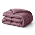 thumbnail image 1 of Superior Solid Comforter Down Alternative Bedding, Twin, Mauve, 1 of 9