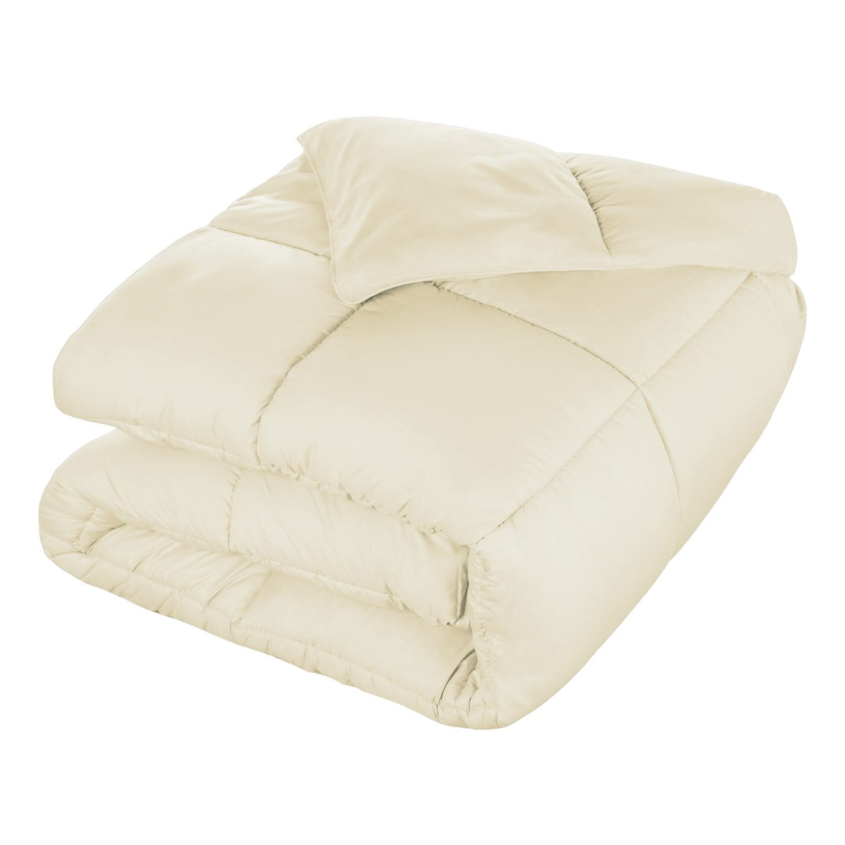 Ivory Twin Reversible Down Alternative Microfiber Comforter