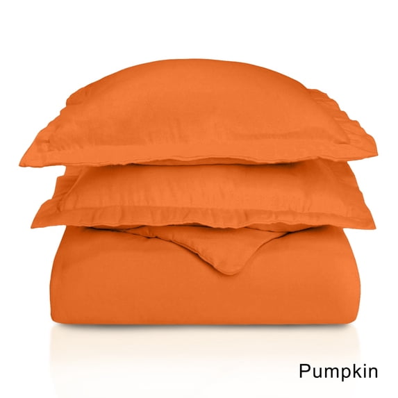 Superior Solid Cotton Flannel Duvet Cover Set