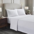 thumbnail image 1 of Superior Solid Flannel Cotton Sheet Set, Split King, White, 1 of 10