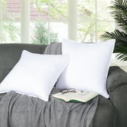Superior Solid Microfiber Medium Density Pillow, Set of 4, Euro-28