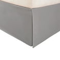 thumbnail image 1 of Superior Solid Ultra-Soft Classic Bed Skirt, Queen, Silver, 1 of 3