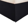 thumbnail image 1 of Superior Solid Ultra-Soft Classic Bed Skirt, Twin XL, Black, 1 of 3