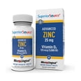 thumbnail image 1 of Superior Source Advanced Zinc 25 mg - Includes Vitamin D3 5,000 IU - Premium Immune Support Supplement for Men & Women - Non-GMO & Gluten-Free - 60 MicroLingual Dissolvable Tablets, 1 of 8