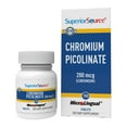 thumbnail image 1 of Superior Source Chromium Picolinate 200 mcg, 100 Instant Dissolve Tablets, Supports Healthy Sugar Metabolism & Overall Health, Mineral Supplement for Women & Men, 1 of 8