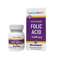 thumbnail image 1 of Superior Source Folic Acid Extra Strength (B9) 10,000 mcg Under the Tongue Instsant Disslove Talbets 100 Ct.  Dietary Supplement, 1 of 7
