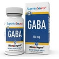thumbnail image 1 of Superior Source GABA (Gamma-Aminobutyric Acid) 100 mg 100 Sublingual Tablet, 1 of 7