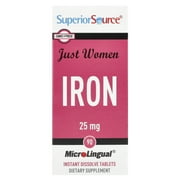 Superior Source - Just Women Iron 25 mg. - 90 Quick Dissolve Tablets