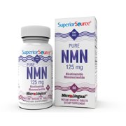 Superior Source Stabilized NMN (Nicotinamide Mononucleotide) 125 mg, Quick Dissolve Sublingual Tablets, GMP Third Party Tested, Boost NAD& Cellular Energy Metabolism, Healthy Aging, Non-GMO, 60 Ct