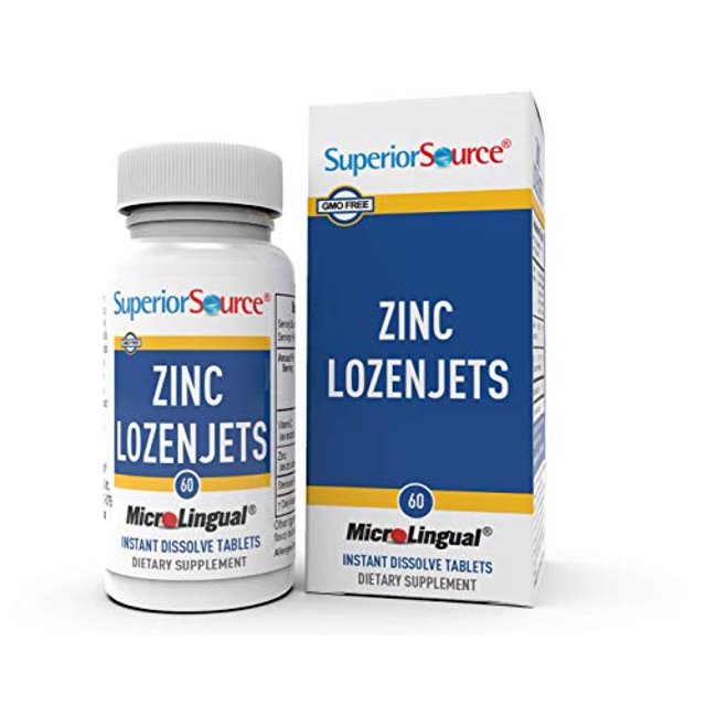 Superior Source Zinc Lozenjets, Zinc (5 mg), Vitamin C (15 mg), Quick