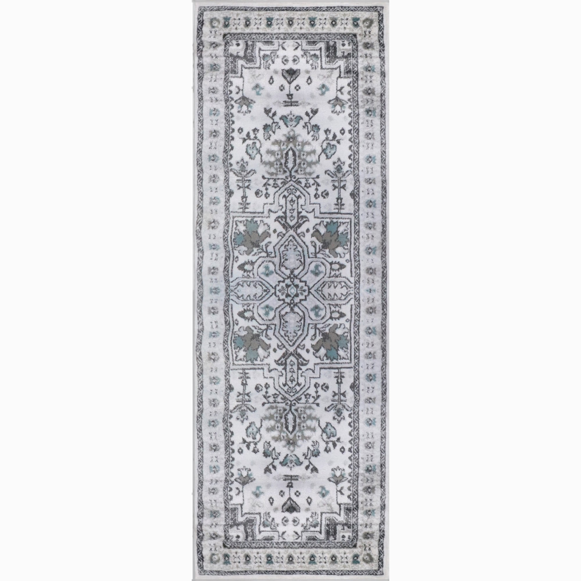 Superior Southwestern Tribal Medallion Indoor Runner Rug, Rivulet, 2' 7" x 8'