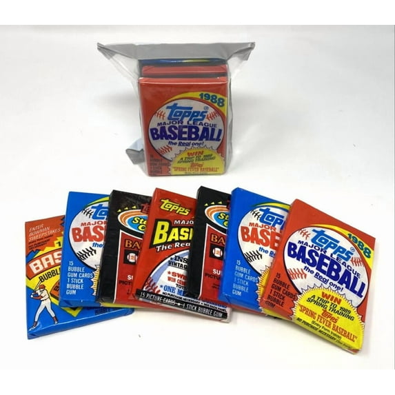 Superior Sports Investments 100 Old Vintage Topps Baseball Cards ~ Sealed Wax Packs Lot