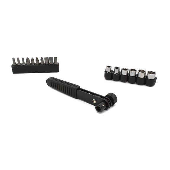 Superior Steel BS17B 17-Piece Mini Ratchet Dual-Head Screwdriver Set