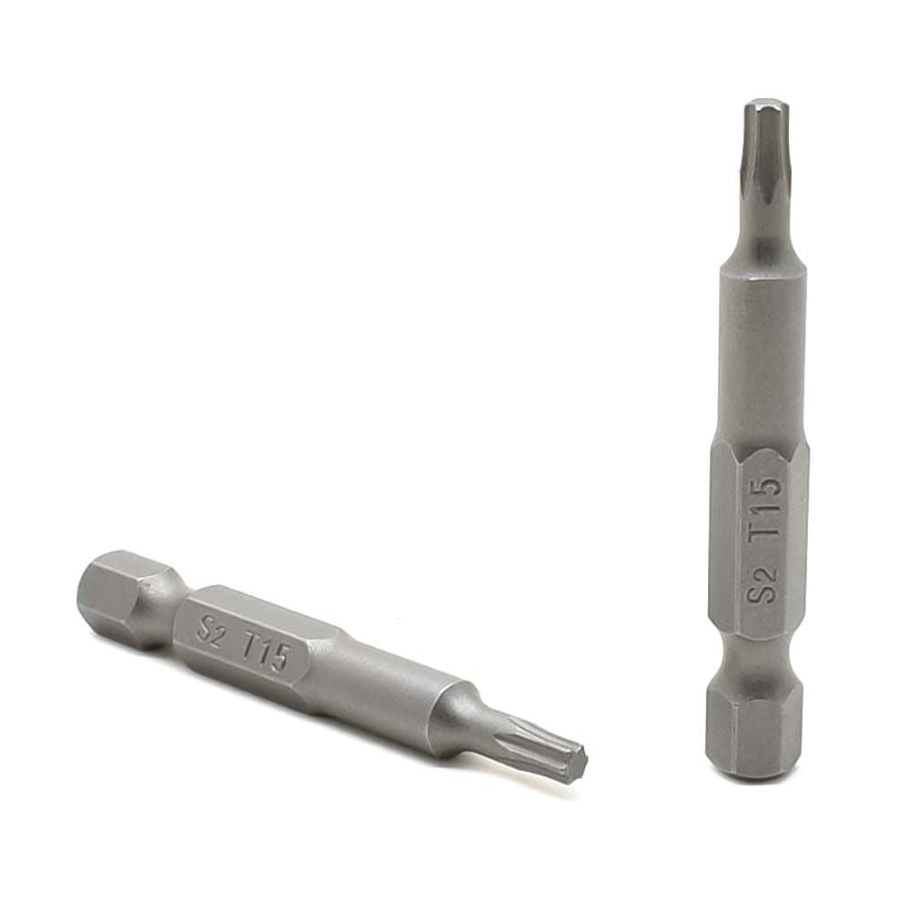 Superior Steel BT215-25PK T15 Single End Torx Screwdriver Bits - 2 Inch ...