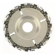 Superior Steel SS478 EZ Install 22 Tooth 4" Fine Cut Grinder Disc and Chain - 7/8" Arbor SS478