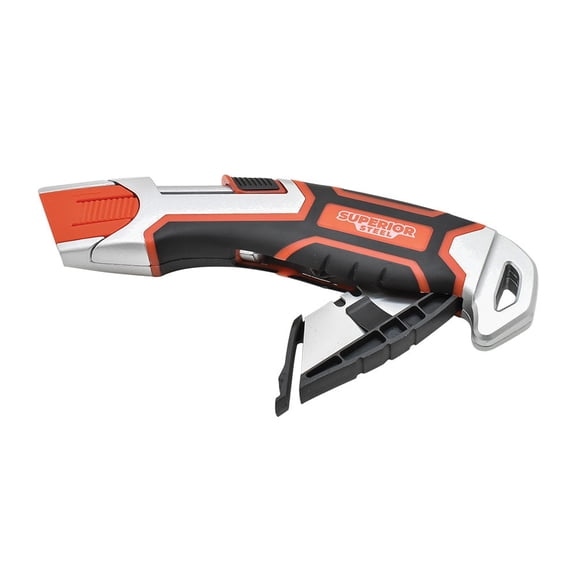 Superior Steel UK755 Heavy-Duty Self-Retracting Safety Utility Knife