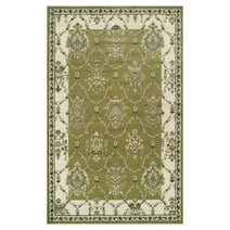 Superior Stratton Traditional Floral Indoor Area Rug, 8'x10', Green