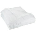 thumbnail image 1 of Superior Striped Reversible Down Alternative Comforter, Full/ Queen, White, 1 of 6