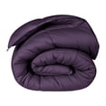 thumbnail image 1 of Superior Basketweave Plush Down Alternative Comforter, King, Plum, 1 of 13
