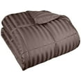 thumbnail image 1 of Superior Striped Reversible Down Alternative Comforter, Charcoal, Twin/Twin XL, 1 of 13