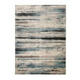 thumbnail image 1 of Superior Taia Striped Damask Indoor Area Rug, 5' x 8', Cream/ Blue, 1 of 7