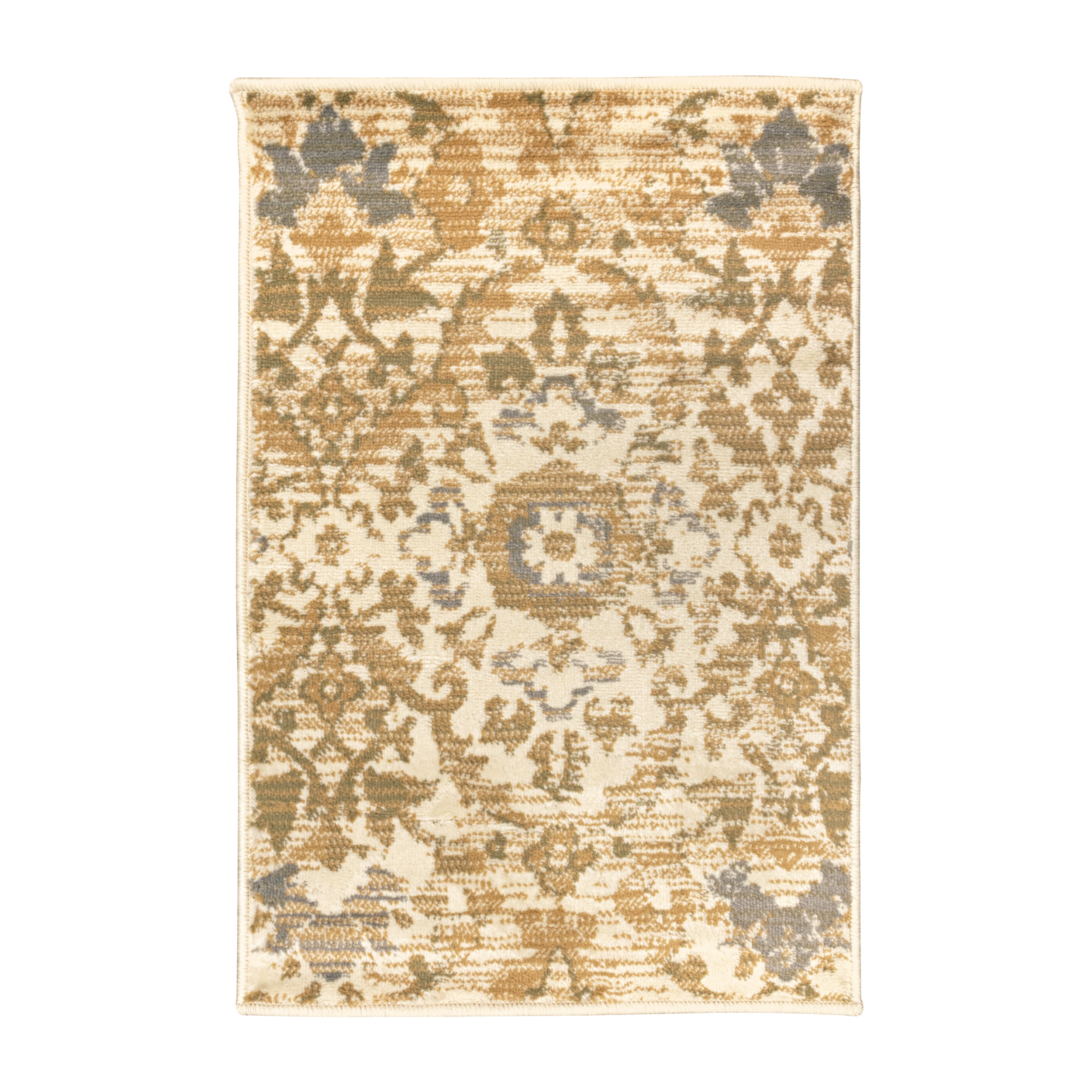 Superior Tamara Area Rug Floral Diamond Indoor Area Rug, Sage, 2' x 3