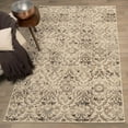 thumbnail image 1 of Superior Tamara 4' x 6' Indoor Area Rug, Floral Diamond Rugs for Living Room Bedroom, Slate, 1 of 5