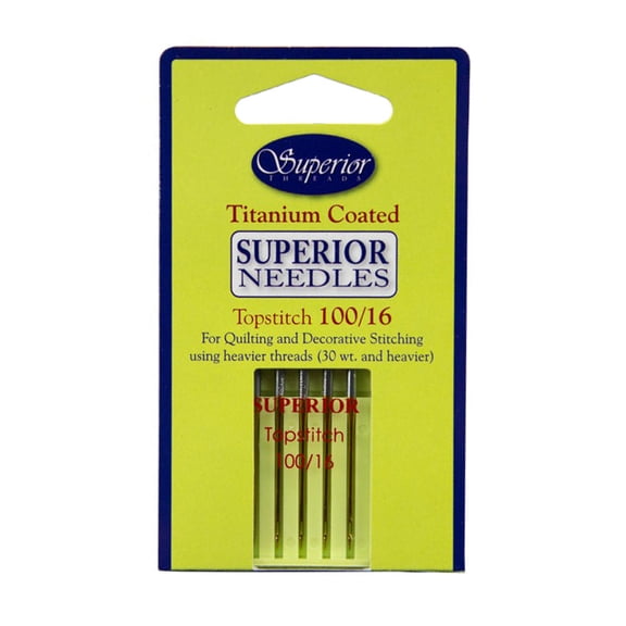 Superior Topstitch Machine Needles Size 100/16 5ct
