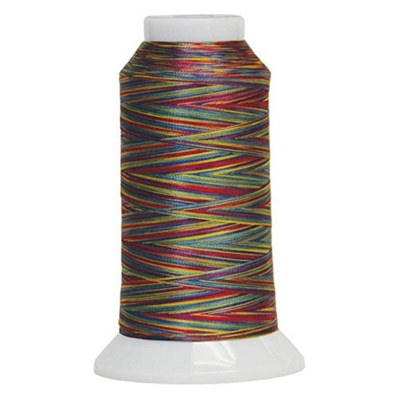Superior Threads Fantastico 2-Ply 40-Weight High Strength Polyester Embroidery Quilting Sewing Thread - 2,000 Yard Cone #5011 Stained Glass